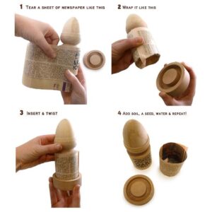 Make Your Own Biodegradable Seed-Starting Pots Image